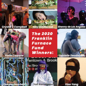 Franklin Furnace Fund Recipients 2020