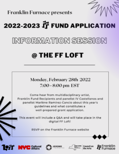Read more about the article 2022-23 FF Fund Application Information Session